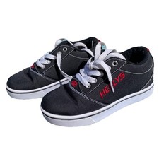 Heelys Original Wheeled Shoes Skate Sneaker Size 2 Youth Black White Red