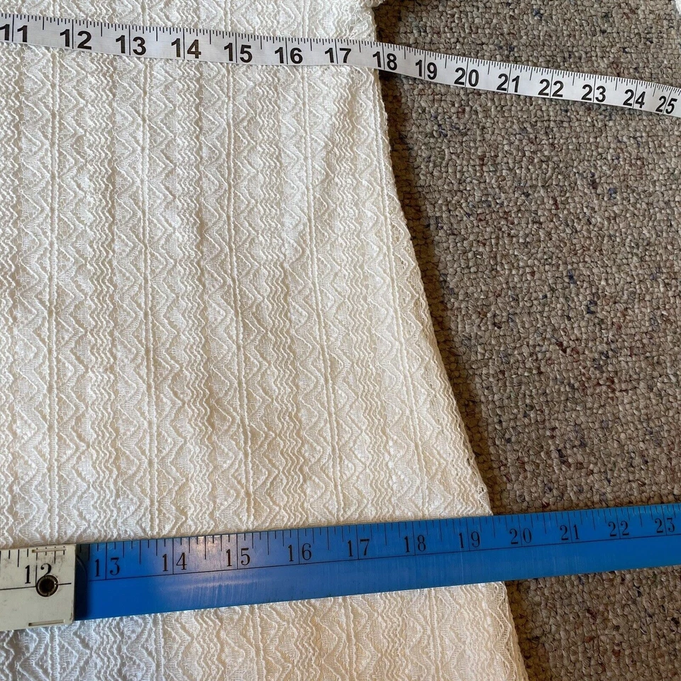 Vestido Art Class Niñas Talla XL 14/16 Encaje Manga Campana Marfil Flecos Cottagecore Foto 2 de 4