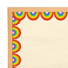 Fun Express Rainbows Bulletin Board Borders - 12 Pc.