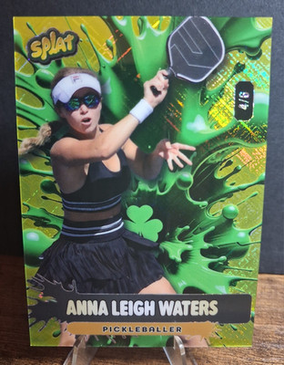 ANNA LEIGH WATERS - 2026 Wild Card Splat /6 SSP  ELECTRIC GREEN  Pickleball