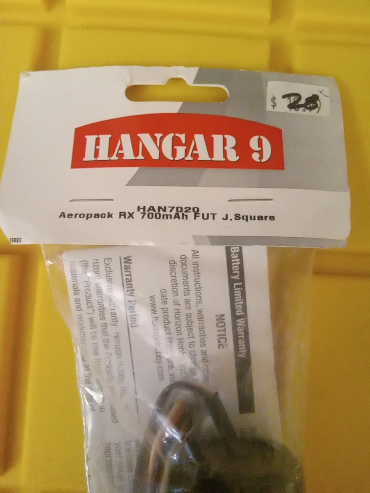 HANGAR 9 AEROPACK RX 700mAh AKKUPACK. Jplug. Rcboot Radio Box Power - Bild 2 von 4