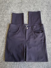 Eileen Fisher Pants Womens M Navy Ponte Slim Five Pocket Stretch Tencel