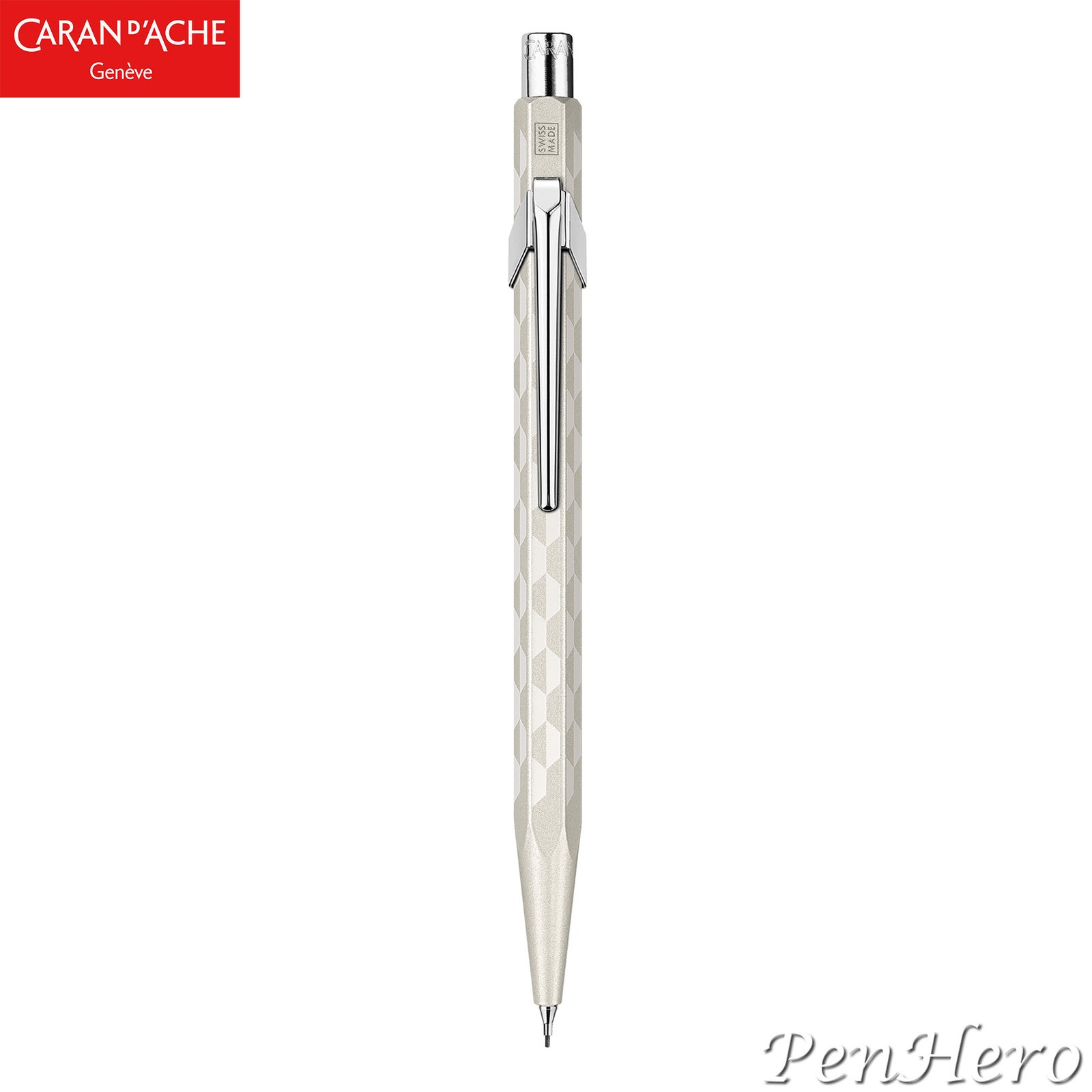 Caran d'Ache 849 Alpine Frost White Special Edition 0.5mm Mechanical Pencil