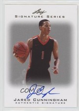 2012 Leaf Signature Series Jared Cunningham #BA-JC2 Auto 0o9