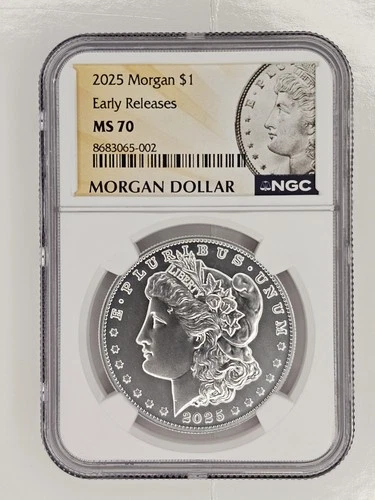 2025 Morgan Silver Dollar NGC MS70 Early Releases