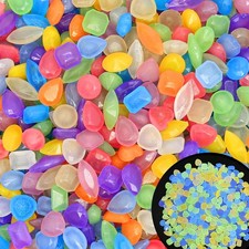 Guijarros que brillan en la oscuridad Piedras brillantes Guijarros luminosos