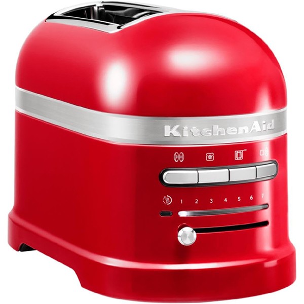 Grille-pain KitchenAid 5KMT2204EER Hyperion Rouge 2 tranches, 7 niveaux de bruni