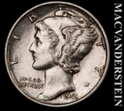1941 Silver Mercury Dime - Scarce  High Grade  Lustrous  No Reserve  #L5964