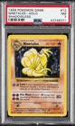 1999 POKEMON BASE SET SHADOWLESS #12 NINETALES-HOLO PSA 7