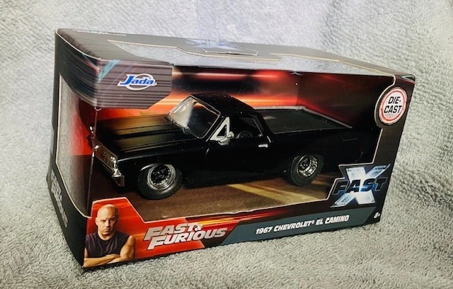 Fast and Furious Fast X 1967 Chevrolet El Camino Matt Black 1/32-JADA - Image 2 of 3