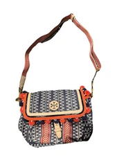 TORY BURCH SCOUT POM POM PURSE RARE