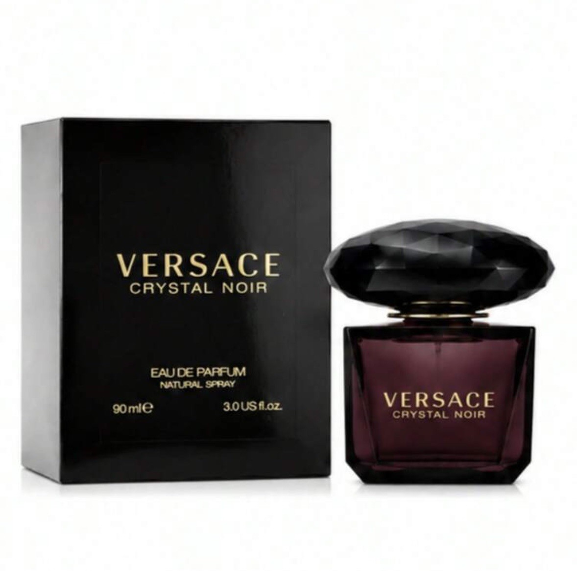 Versace Crystal Noir by Versace 3.0 oz EDP Perfume for Women New In Box