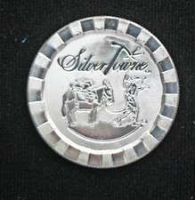 SILVER TOWNE 1 OZ. .999 SILVER POKER CHIP STYLE STACKER 88.00 per troy oz