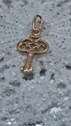 Vtg Awesome Key Pendant GOLD 14K 583