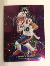 2024 Panini Mosaic Kendrick Bourne #150 No Huddle Purple Mosaic Prizm /50
