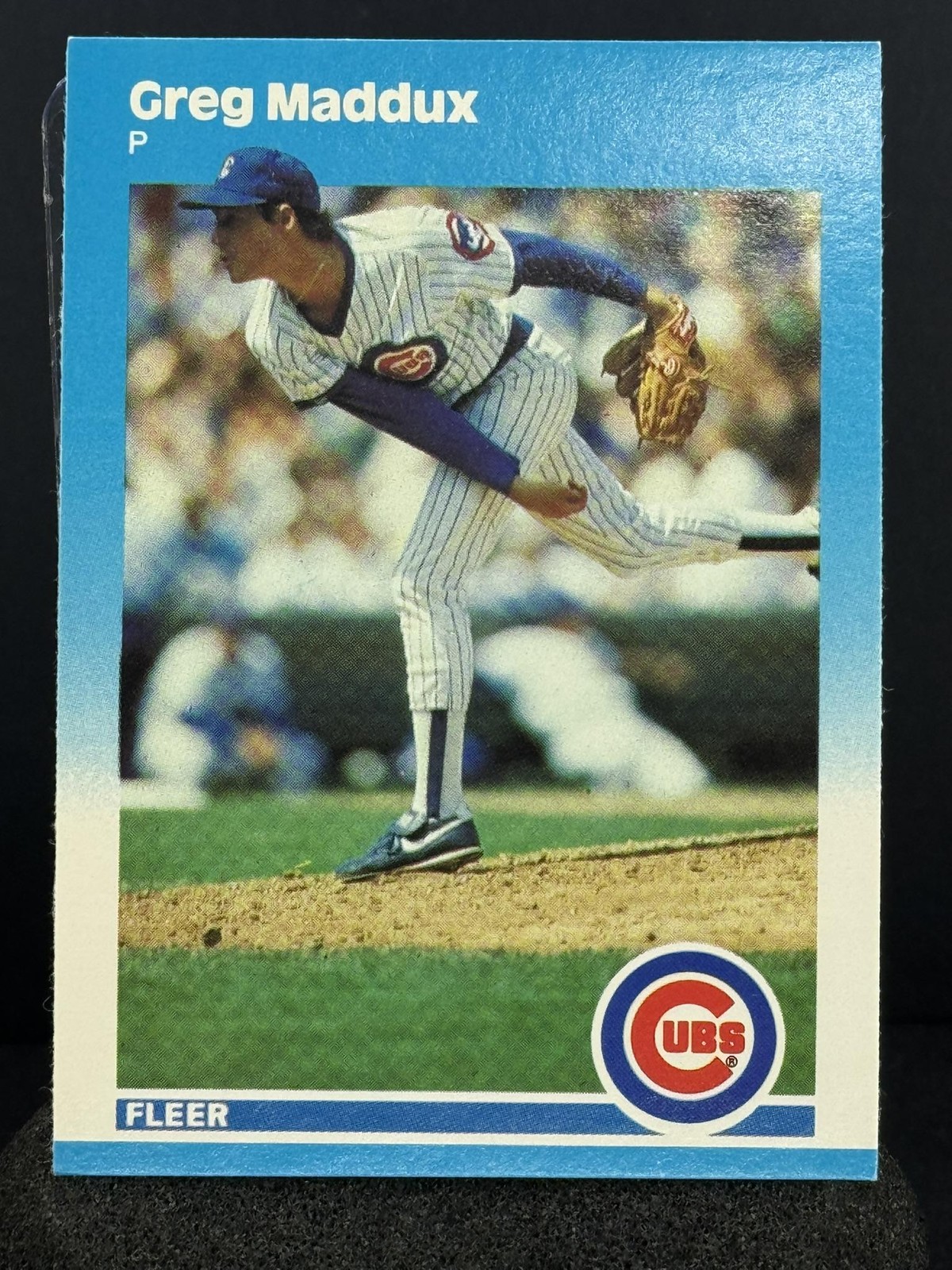 Greg Maddux 1987 Fleer Update #U-68 Chicago Cubs