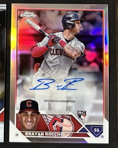 2023 Topps Chrome Brayan Rocchio RAW