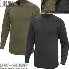 BWuM BUNDESWEHR UNTERHEMD WINTER MIT PL&Uuml;SCHFUTTER BW PULLOVER GEF&Uuml;TTERT PULLI