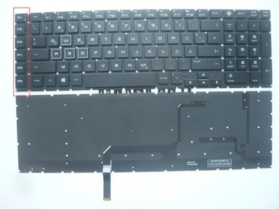 Backlit keyboard RGB For HP Omen 17-CB laptop replacement 17-cb1072nr NSK-XP2BQ