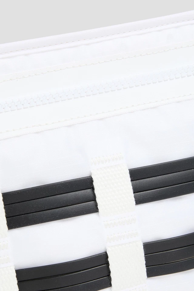 RRP €250 ACNE STUDIOS Crossbody Bum Bag Rubber Stripes Detachable Strap Zipped - Image 4 of 4