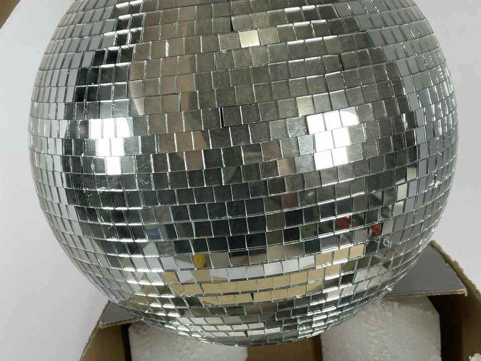 Disco American DJ 12" Mirror Ball M-1212 Disco Ball Roller Derby DJ Club Retro - Image 4 of 4