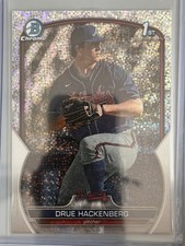2023 Bowman Draft - Chrome Drue Hackenberg #BDC-38 Sparkle Refractor (RC)