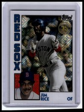 2019 Topps #T84-45 Jim Rice 1984 Topps Baseball 35th Anniversary Chrome Silver