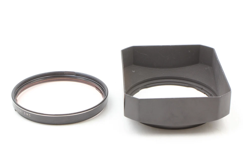[N MINT] Asahi Pentax Metal Hood + Filter for Takumar 6x7 75mm F4.5 Lens Japan - Image 4 of 4