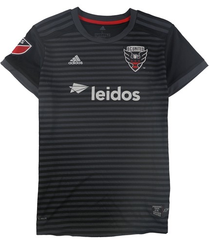 Adidas Boys D.C. United Jersey, Black, Big Kids (8-20), XL