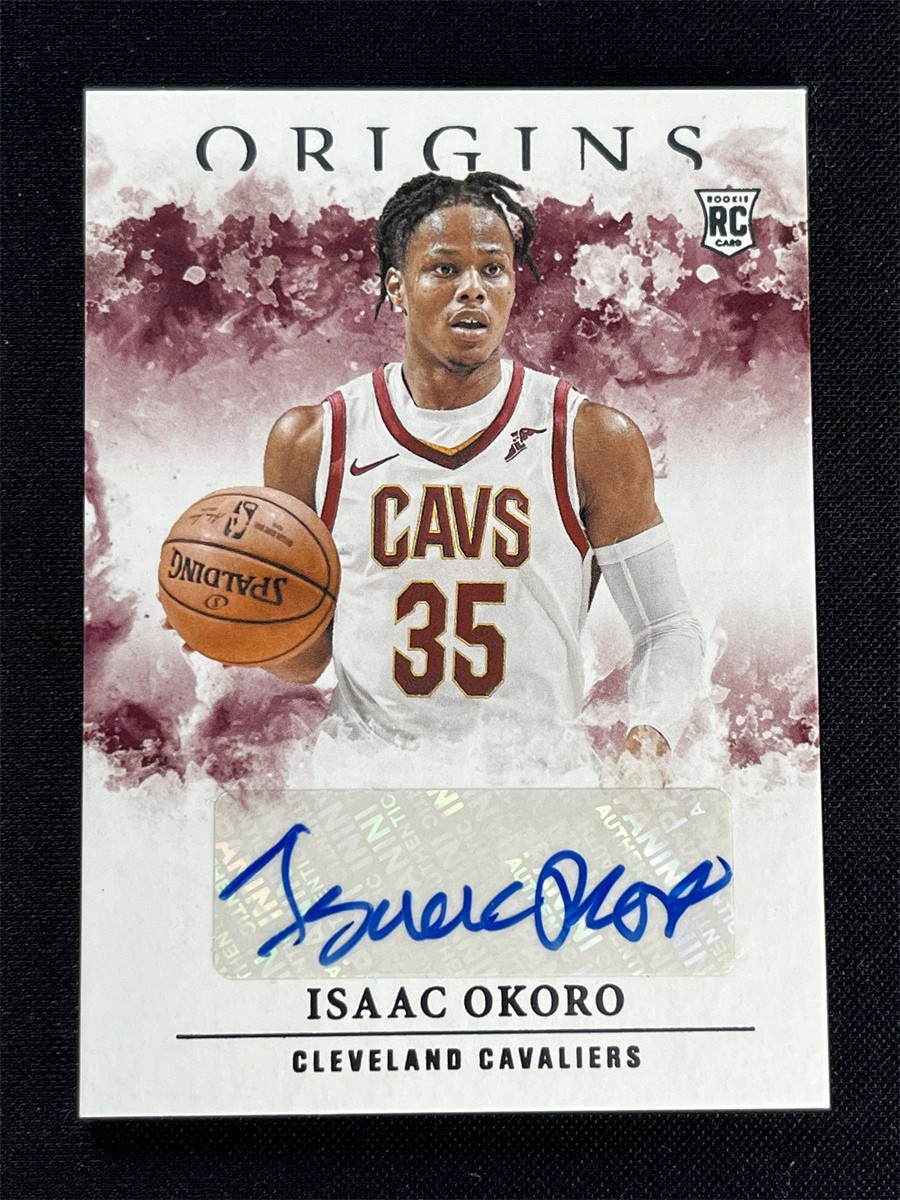 2020-21 Panini Origins Isaac Okoro #RA-OKO RC Rookie Autographs Auto Cavaliers