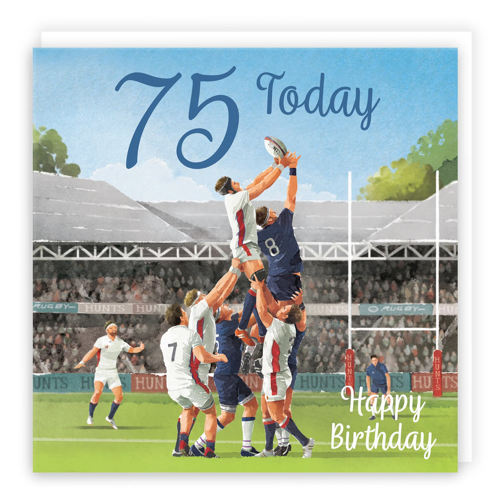 75th Rugby Birthday Card Milo's Gallery