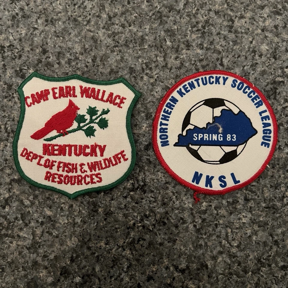 Lot Of 11 Vintage Kentucky Patches | Fish Wildlife Conservation Soccer Olympics - Image 2 of 4