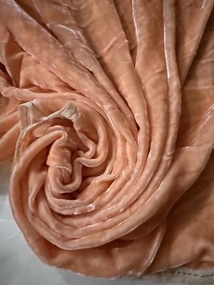 1,6 m lang x 45'' SEIDENSAMT STOFF | WEICHER SEIDENSAMT für Kleid, Nähen, Kleid - V92