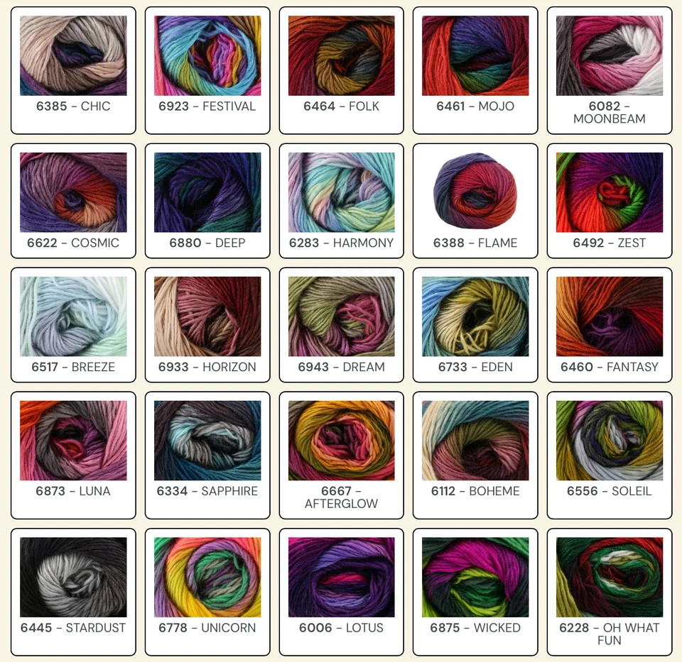 Cygnet Boho Spirit - All Colours - 100g