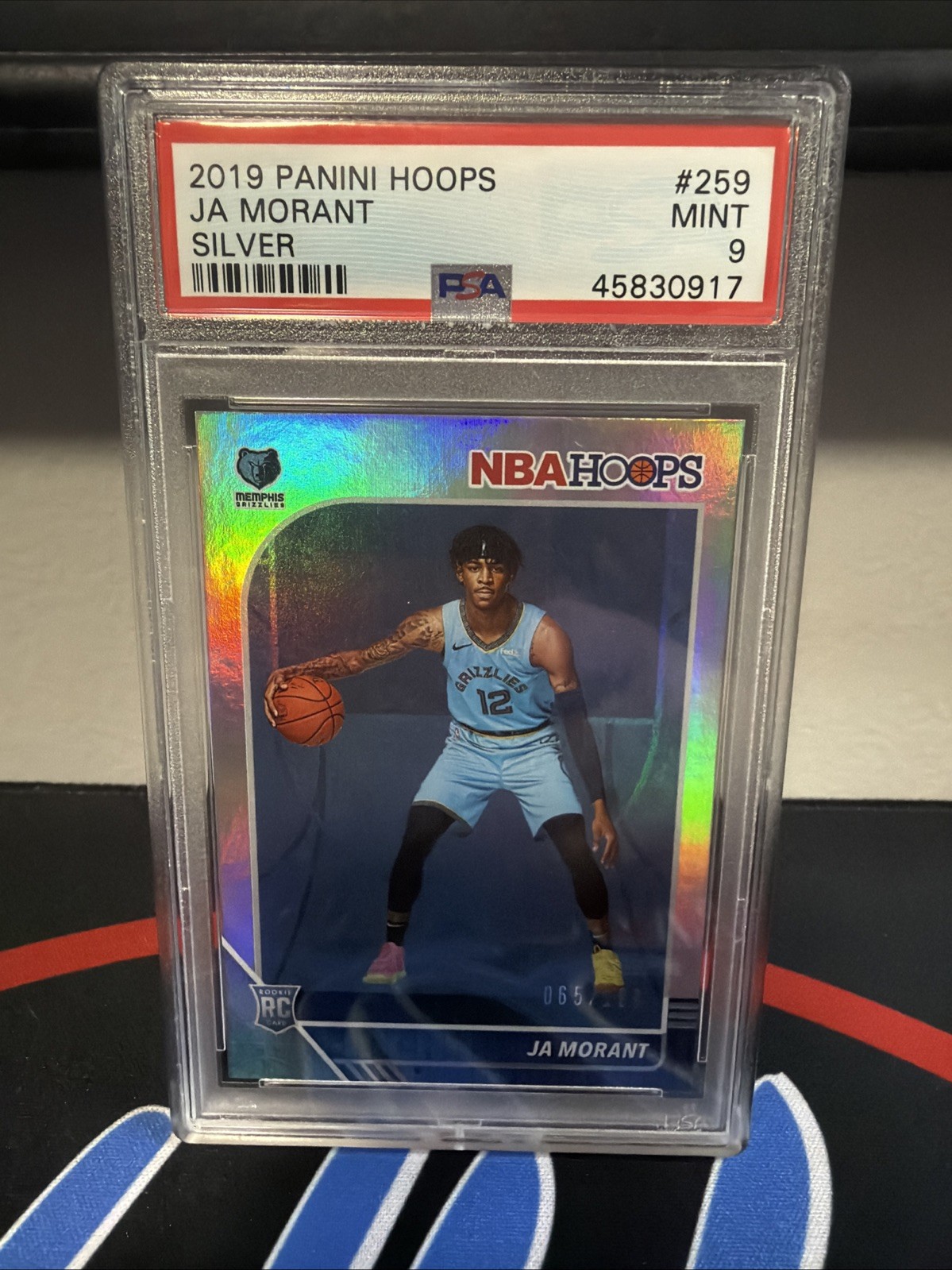 2019-20 Panini NBA Hoops - Ja Morant #259 Silver /199 (RC)