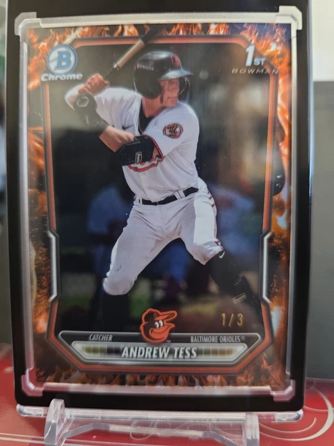 2026 Bowman Chrome Andrew Tess #BCP-90 Bowman 1st Inferno Refractor 1/3