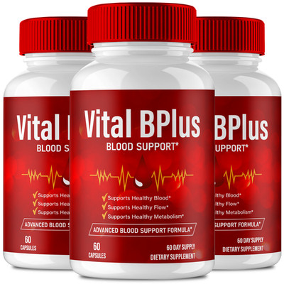 Vital BPlus Supplement Support Capsules - Official Vital BPlus (3 Pack)