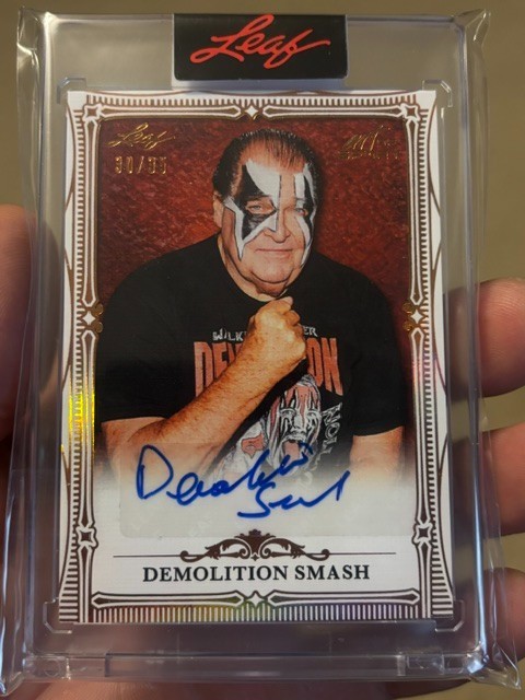 Leaf 2026 Art of Sport Demolition Smash Auto BA-DS1 /35 WWE