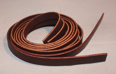 Lace Leather Saddle Strings - 3/8'' x 36'' - Burgundy Latigo - 6 pack (F270)
