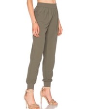 Joie Green Pocket Marine Cuffed Jogger Pants Sz S