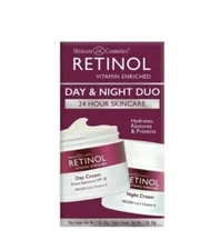 Skincare Cosmetics Retinol Vitamin Enriched Day & Night Cream Duo 1 oz ea.