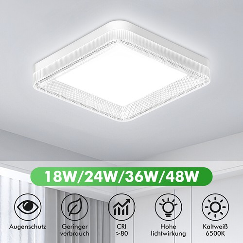 48W 36W LED Ceiling Down Light Ultra Thin Flush Mount Kitchen Lamp Home Fixture - Picture 6 of 70