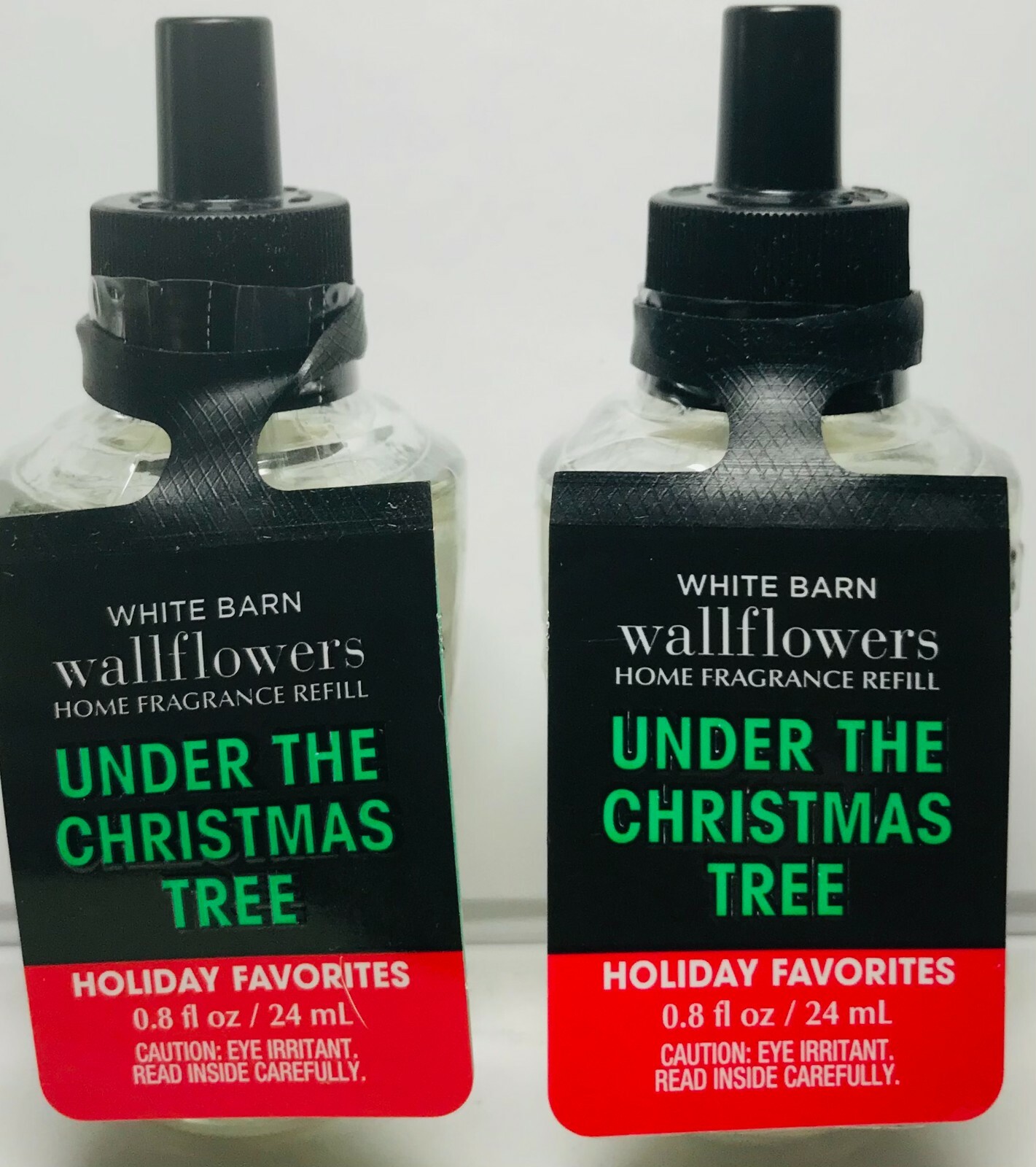 $$$AVE UNDER THE CHRISTMAS TREE ~ 2PK Wallflower Refill Bulb ~ Bath & Body Works-image