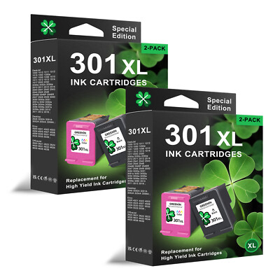 Kompatibel Hp 301 2er-pack Tintenpatronen 1 Schwarz Und 1 Dreifarbig Set