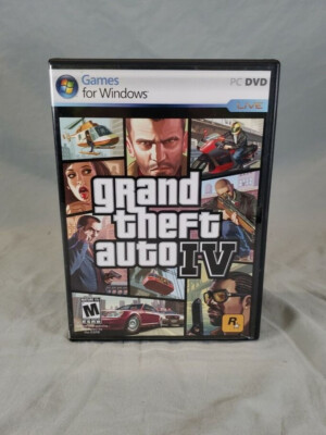 Jeu GTA IV (Grand Theft Auto) Sur Xbox 360 - Complet Avec Notice Et Carte, PAL, FR
