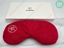 Chanel N 1 RED Eye Mask for Relaxation Eye Meditation Pillow7"x3.25"x.5" NEW BOX