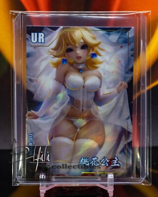 Princess Peach Girl Goddess Super-Sister UR-012 Waifu Doujin Premium Card Sealed