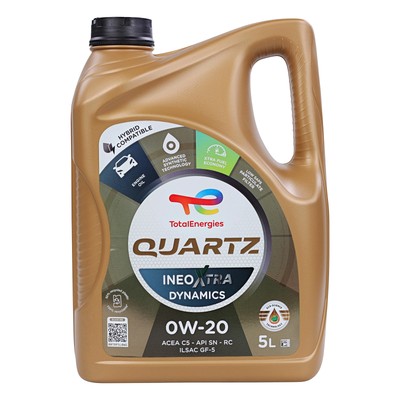 TotalEnergies Ineo Xtra Dynamics 0W-20 Full Synthetic Motor Oil - Case Pack 3 x