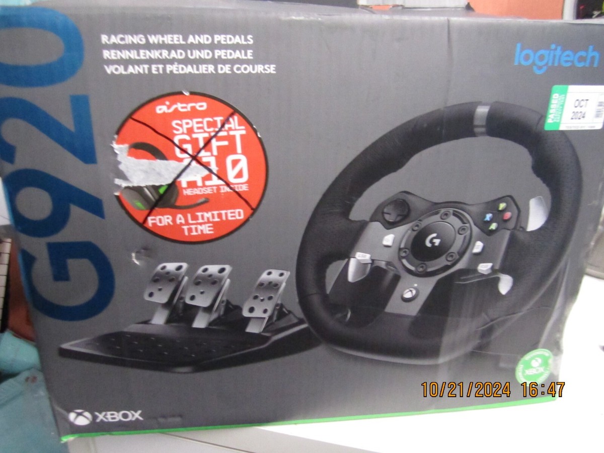 Logitech G920 UK Plug Driving Force Racing Wheel for Xbox One and