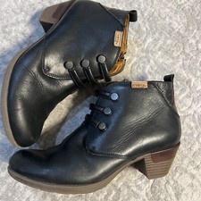 Stivaletto donna Pikolinos taglia 7 Rotterdam pelle nera Olmo 902-8746